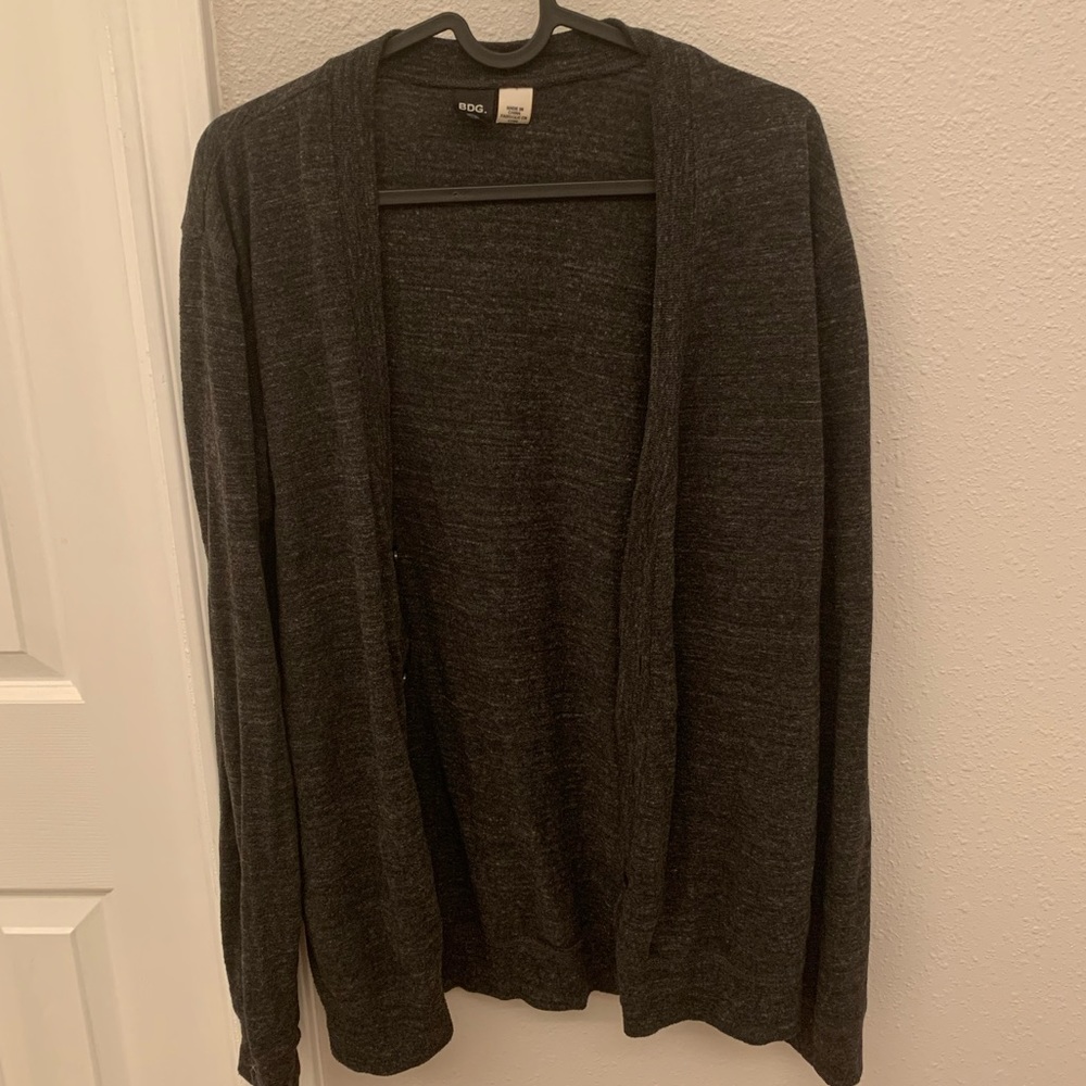 BDG Dark Gray Cardigan
